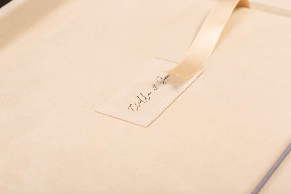 Custom heirloom photo album by Megan Papachristou Photography
