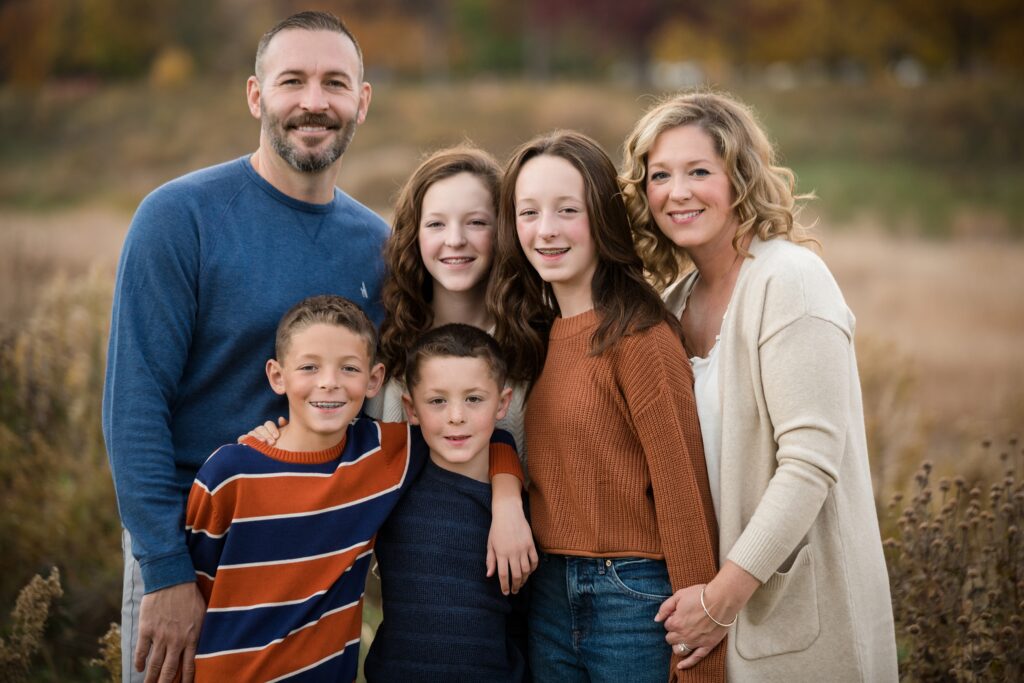 Fall family photo session at Virmond Park
